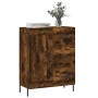 Sideboard aus geräuchertem Eichenholzwerkstoff, 69,5 x 34 x 90 cm von vidaXL, Sideboards - Ref: Foro24-830273, Preis: 73,80 €...