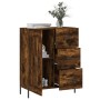 Aparador de madera de ingeniería roble ahumado 69,5x34x90 cm de vidaXL, Aparadores - Ref: Foro24-830273, Precio: 73,80 €, Des...