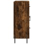 Aparador de madera de ingeniería roble ahumado 69,5x34x90 cm de vidaXL, Aparadores - Ref: Foro24-830273, Precio: 73,80 €, Des...