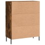 Aparador de madera de ingeniería roble ahumado 69,5x34x90 cm de vidaXL, Aparadores - Ref: Foro24-830273, Precio: 73,80 €, Des...