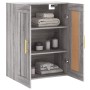 Wall-mounted cabinet in gray Sonoma wood engineering 69.5x34x90 cm by vidaXL, Sideboards - Ref: Foro24-830370, Price: 49,82 €...