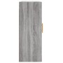 Wall-mounted cabinet in gray Sonoma wood engineering 69.5x34x90 cm by vidaXL, Sideboards - Ref: Foro24-830370, Price: 49,82 €...