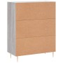 Aparador de madera de ingeniería gris Sonoma 69,5x34x90 cm de vidaXL, Aparadores - Ref: Foro24-830250, Precio: 67,80 €, Descu...