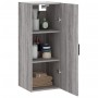 Armario de pared gris Sonoma 34,5x34x90 cm de vidaXL, Aparadores - Ref: Foro24-828858, Precio: 44,92 €, Descuento: %