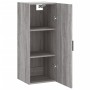 Armario de pared gris Sonoma 34,5x34x90 cm de vidaXL, Aparadores - Ref: Foro24-828858, Precio: 44,92 €, Descuento: %