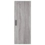 Armario de pared gris Sonoma 34,5x34x90 cm de vidaXL, Aparadores - Ref: Foro24-828858, Precio: 44,92 €, Descuento: %