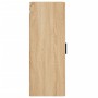 Armario de pared roble Sonoma 34,5x34x90 cm de vidaXL, Aparadores - Ref: Foro24-828871, Precio: 56,49 €, Descuento: %