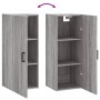 Armario de pared gris Sonoma 34,5x34x90 cm de vidaXL, Aparadores - Ref: Foro24-828858, Precio: 44,92 €, Descuento: %