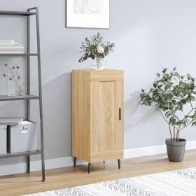 Sonoma oak plywood sideboard 34.5x34x90 cm by vidaXL, Sideboards - Ref: Foro24-830463, Price: 63,99 €, Discount: %