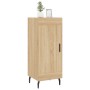 Aparador madera contrachapada color roble Sonoma 34,5x34x90 cm de vidaXL, Aparadores - Ref: Foro24-830463, Precio: 63,15 €, D...