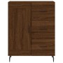 Aparador de madera de ingeniería marrón roble 69,5x34x90 cm de vidaXL, Aparadores - Ref: Foro24-830283, Precio: 120,04 €, Des...