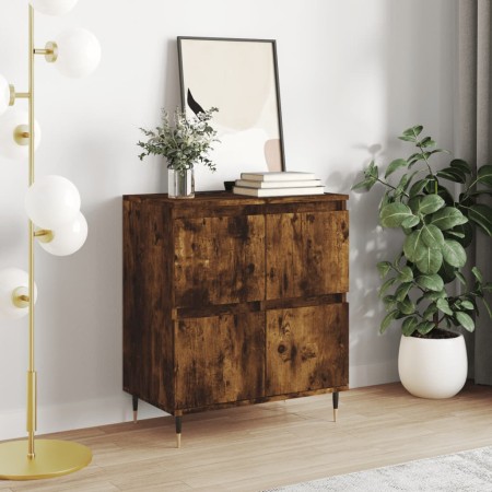 Sideboard aus geräuchertem Eichensperrholz, 60 x 35 x 70 cm von vidaXL, Sideboards - Ref: Foro24-831209, Preis: 67,99 €, Raba...