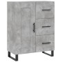 Aparador de madera de ingeniería gris hormigón 69,5x34x90 cm de vidaXL, Aparadores - Ref: Foro24-830288, Precio: 97,36 €, Des...