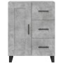 Aparador de madera de ingeniería gris hormigón 69,5x34x90 cm de vidaXL, Aparadores - Ref: Foro24-830288, Precio: 97,36 €, Des...