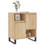 Sideboard aus Sonoma-Eichensperrholz, 60 x 35 x 70 cm von vidaXL, Sideboards - Ref: Foro24-831199, Preis: 64,23 €, Rabatt: %