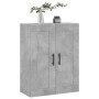 Armario de pared madera ingeniería gris hormigón 69,5x34x90 cm de vidaXL, Aparadores - Ref: Foro24-830408, Precio: 51,00 €, D...