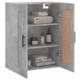 Armario de pared madera ingeniería gris hormigón 69,5x34x90 cm de vidaXL, Aparadores - Ref: Foro24-830408, Precio: 51,00 €, D...