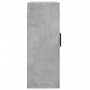 Armario de pared madera ingeniería gris hormigón 69,5x34x90 cm de vidaXL, Aparadores - Ref: Foro24-830408, Precio: 51,00 €, D...