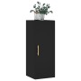 Black wall cabinet 34.5x34x90 cm by vidaXL, Sideboards - Ref: Foro24-828845, Price: 48,99 €, Discount: %