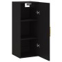 Black wall cabinet 34.5x34x90 cm by vidaXL, Sideboards - Ref: Foro24-828845, Price: 48,99 €, Discount: %