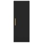 Black wall cabinet 34.5x34x90 cm by vidaXL, Sideboards - Ref: Foro24-828845, Price: 48,99 €, Discount: %