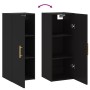 Black wall cabinet 34.5x34x90 cm by vidaXL, Sideboards - Ref: Foro24-828845, Price: 48,99 €, Discount: %