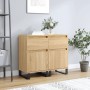 Sideboards 2 pcs engineered wood Sonoma oak 40x35x70 cm by vidaXL, Sideboards - Ref: Foro24-831171, Price: 80,73 €, Discount: %