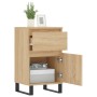 Aparadores 2 uds madera de ingeniería roble Sonoma 40x35x70 cm de vidaXL, Aparadores - Ref: Foro24-831171, Precio: 80,73 €, D...