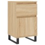 Aparadores 2 uds madera de ingeniería roble Sonoma 40x35x70 cm de vidaXL, Aparadores - Ref: Foro24-831171, Precio: 80,73 €, D...