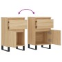 Aparadores 2 uds madera de ingeniería roble Sonoma 40x35x70 cm de vidaXL, Aparadores - Ref: Foro24-831171, Precio: 80,73 €, D...