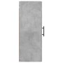 Armario de pared gris hormigón 34,5x34x90 cm de vidaXL, Aparadores - Ref: Foro24-828880, Precio: 45,53 €, Descuento: %