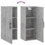 Betongrauer Wandschrank 34,5x34x90 cm von vidaXL, Sideboards - Ref: Foro24-828880, Preis: 45,53 €, Rabatt: %