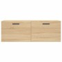 Armario de pared madera ingeniería roble Sonoma 100x36,5x35 cm de vidaXL, Taquillas y armarios de almacenamiento - Ref: Foro2...