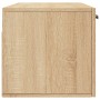 Armario de pared madera ingeniería roble Sonoma 100x36,5x35 cm de vidaXL, Taquillas y armarios de almacenamiento - Ref: Foro2...