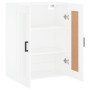 Weißer Wandschrank aus Holzwerkstoff, 69,5 x 34 x 90 cm von vidaXL, Sideboards - Ref: Foro24-830380, Preis: 67,87 €, Rabatt: %