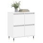 Weißes Sperrholz-Sideboard 60x35x70 cm von vidaXL, Sideboards - Ref: Foro24-831204, Preis: 65,98 €, Rabatt: %