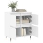 Weißes Sperrholz-Sideboard 60x35x70 cm von vidaXL, Sideboards - Ref: Foro24-831204, Preis: 65,98 €, Rabatt: %