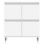 Weißes Sperrholz-Sideboard 60x35x70 cm von vidaXL, Sideboards - Ref: Foro24-831204, Preis: 65,98 €, Rabatt: %