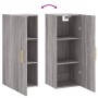 Armario de pared gris Sonoma 34,5x34x90 cm de vidaXL, Aparadores - Ref: Foro24-828850, Precio: 45,75 €, Descuento: %