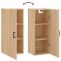 Wandschrank aus Sonoma-Eiche, 34,5 x 34 x 90 cm von vidaXL, Sideboards - Ref: Foro24-828855, Preis: 43,37 €, Rabatt: %