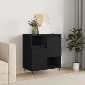 Black plywood sideboard 60x35x70 cm by vidaXL, Sideboards - Ref: Foro24-831181, Price: 59,94 €, Discount: %