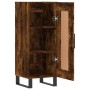 Aparador madera de ingeniería roble ahumado 34,5x34x90 cm de vidaXL, Aparadores - Ref: Foro24-830473, Precio: 44,99 €, Descue...