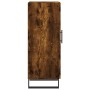 Aparador madera de ingeniería roble ahumado 34,5x34x90 cm de vidaXL, Aparadores - Ref: Foro24-830473, Precio: 44,99 €, Descue...