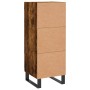 Aparador madera de ingeniería roble ahumado 34,5x34x90 cm de vidaXL, Aparadores - Ref: Foro24-830473, Precio: 44,99 €, Descue...