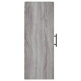 Armario de pared gris Sonoma 34,5x34x90 cm de vidaXL, Aparadores - Ref: Foro24-828882, Precio: 46,80 €, Descuento: %