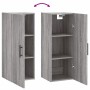 Armario de pared gris Sonoma 34,5x34x90 cm de vidaXL, Aparadores - Ref: Foro24-828882, Precio: 46,80 €, Descuento: %