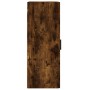 Armario de pared roble ahumado 34,5x34x90 cm de vidaXL, Aparadores - Ref: Foro24-828873, Precio: 52,99 €, Descuento: %