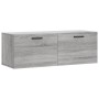 Sonoma Wandschrank aus grauem Holzwerkstoff 100x36,5x35 cm von vidaXL, Schließfächer und Lagerschränke - Ref: Foro24-830138, ...