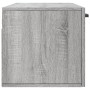 Wall-mounted engineered wood cabinet in Sonoma grey, 100x36.5x35 cm by vidaXL, Lockers and storage cabinets - Ref: Foro24-830...