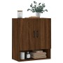 Oak brown engineered wood wall cabinet 60x31x70 cm by vidaXL, Lockers and storage cabinets - Ref: Foro24-829915, Price: 57,99...